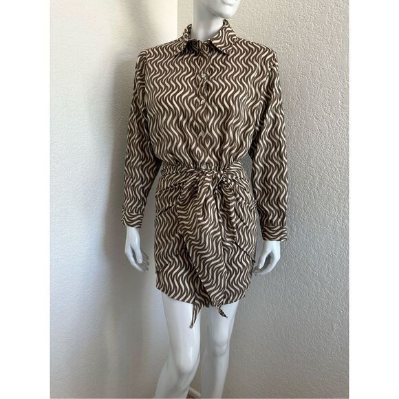 ZARA • BLOGGER FAVORITE • The Zoe Dress Printed Size S • NEW WITH TAGS • - Picture 11 of 16